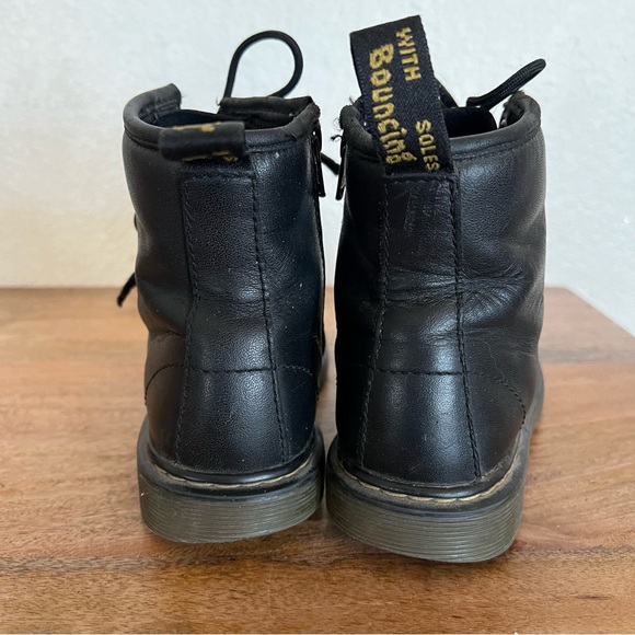 Dr. Martens 1460 J Black Leather Boots Size 2 - Picture 6 of 15